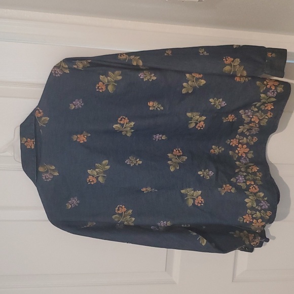 Floral denim long sleeves - Picture 8 of 9